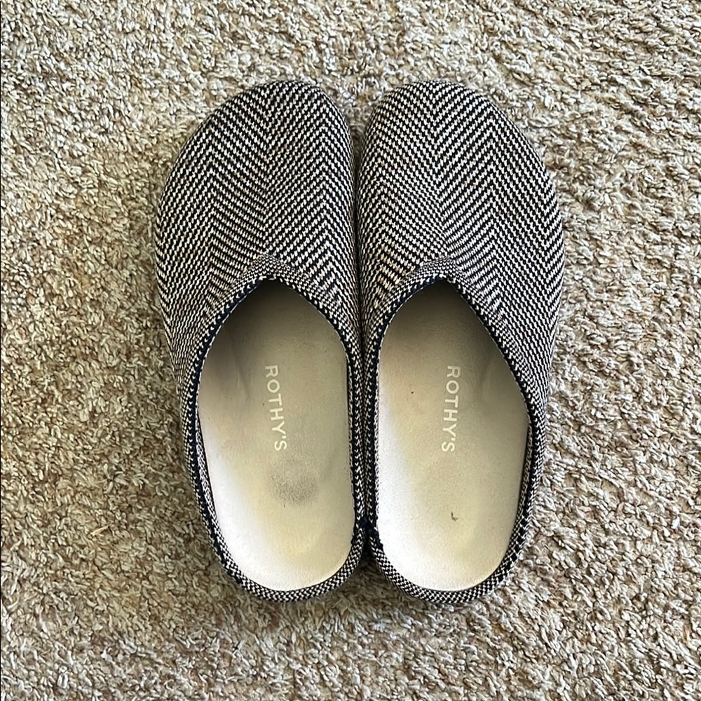Rothy's Casual Clogs in Spiced Herringbone